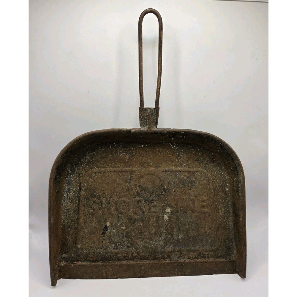 Vintage Shoreline Heavy Duty Steel Kitchen Industrial Metal Dust Pan Grandmacore